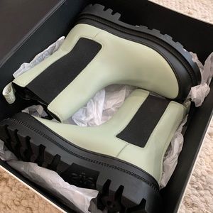 Loewe Lug Sole Chelsea Boot (Women) PALE CELADON — size 9US 39EU — New in Box